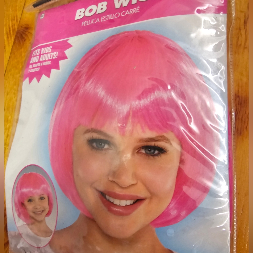 Bright Pink Wig